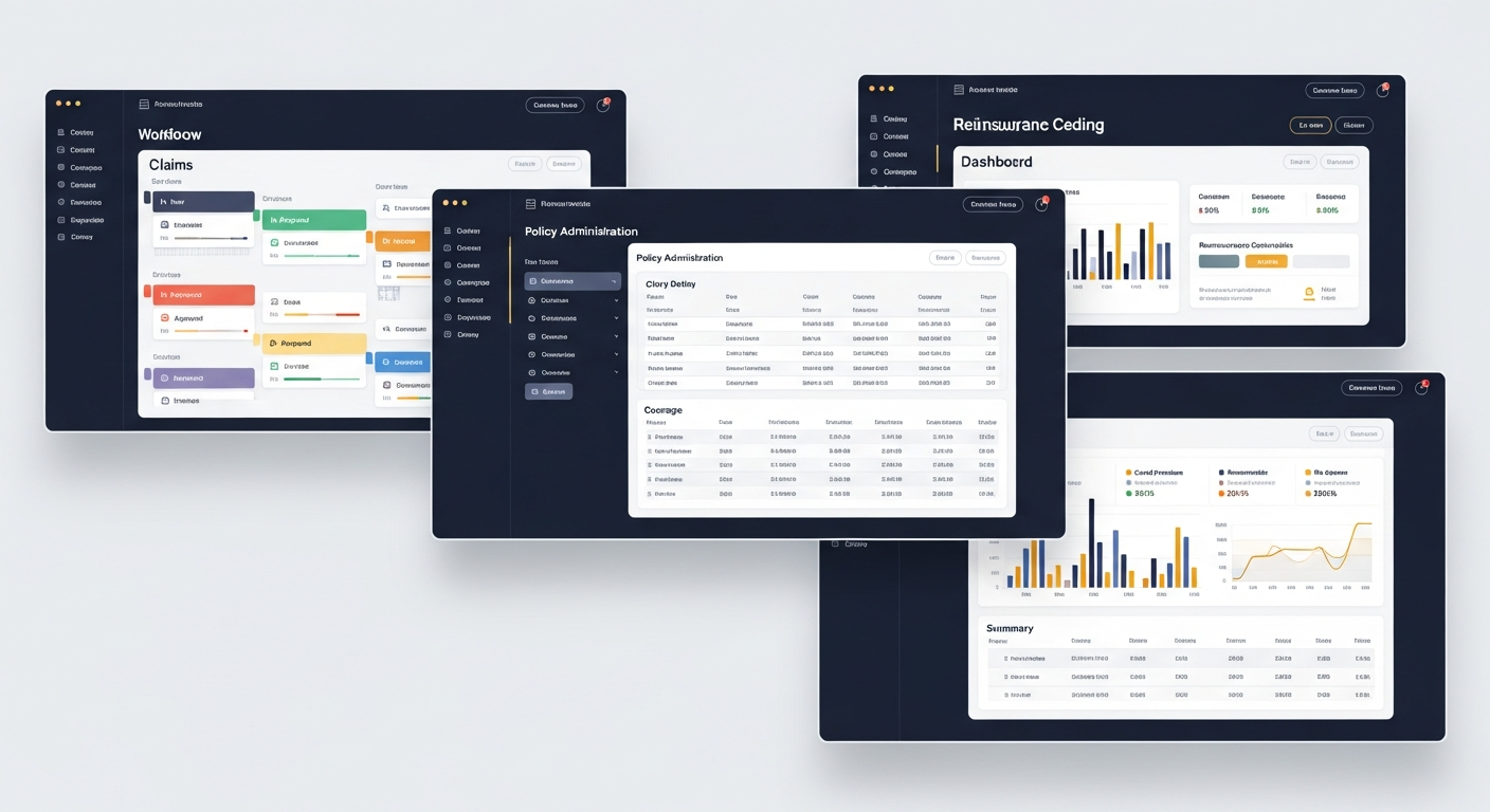 GLIMS enterprise insurance management dashboard